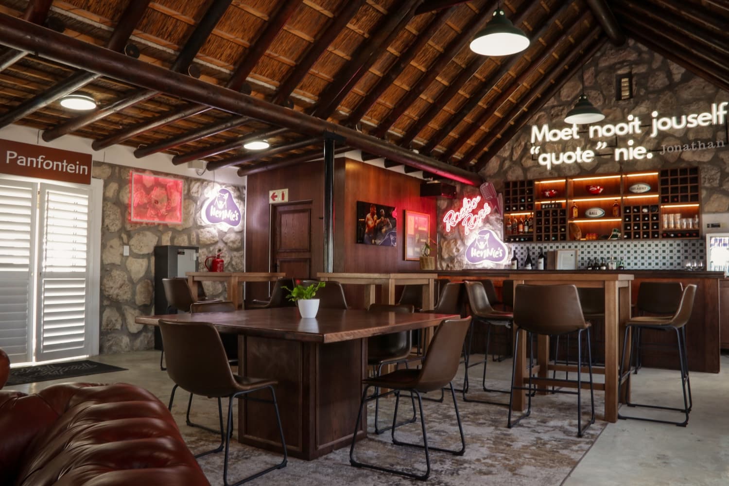 team building venue West Coast Die Kliphuis setup